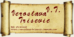Veroslava Trišević vizit kartica